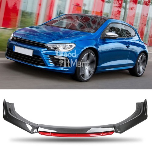 Carbon fiber look front bumper - fiber,