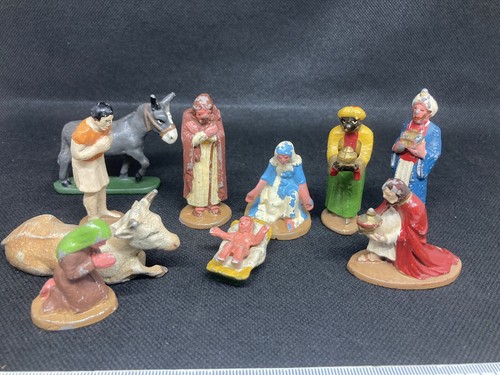 Christmas nativity figures - figures, by
