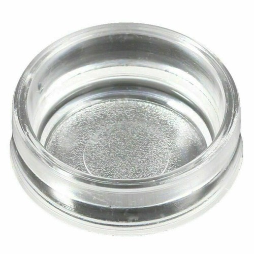 Large clear castor cups - clear,