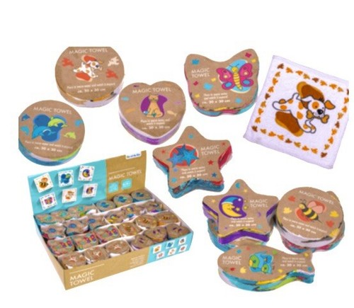 Animals magic flannel towel - flannel,