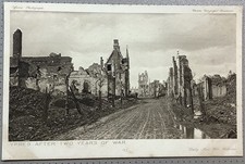 WW1 Ypres after two years of war Official War Photographs Daily Mail Postcard 