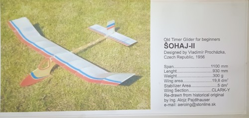 1956 sohaj czech glider - czech,