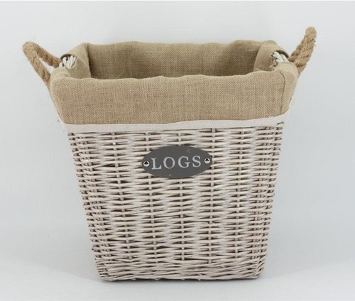 Square wicker log - square,