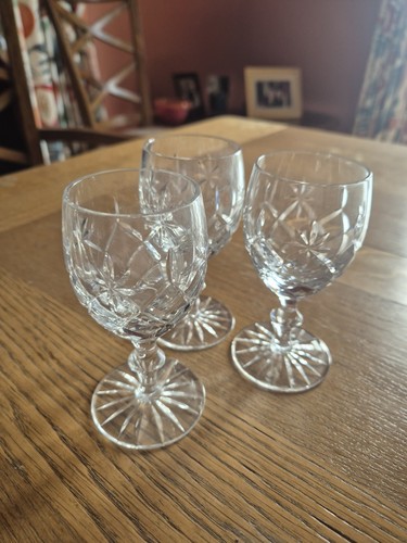 Crystal sherry glasses - crystal,