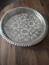Vintage Moroccan Round Tray