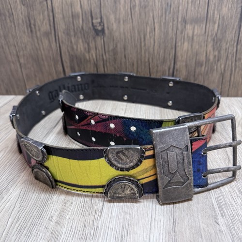 John galliano bottle cap belt - galliano,