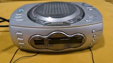 Technika CDCR-106 Alarm Clock, CD, Radio Vintage, Tested Working