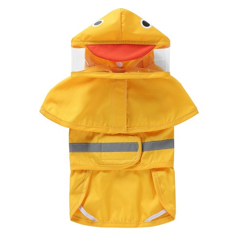 Waterproof dog raincoat with - waterproof,