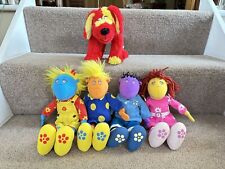5 x Full Set 13" Tweenies Soft Toys Bella Jake Milo Fizz Doodles Dog Bundle