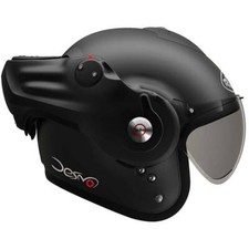 ROOF RO32 DESMO MATT BLACK FLIP UP FRONT MOTORCYCLE MOTORBIKE BIKE HELMET