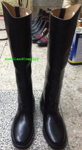 Handmade officer boots genuine - officer,