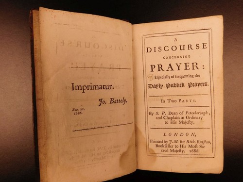 1686 1st edition prayer - 1686,