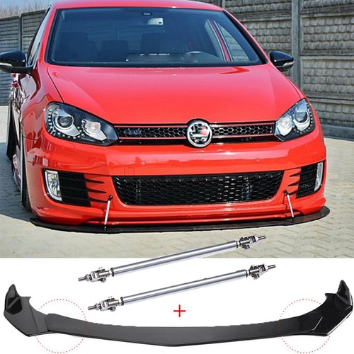 Car front bumper lip - front,