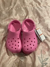 Crocs Classic Crocband Clogs Girls Light Pink, Size 6