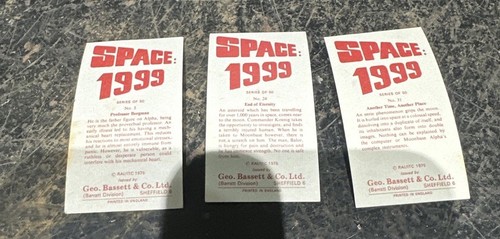 Space 1999 bassett - 1999, sweet