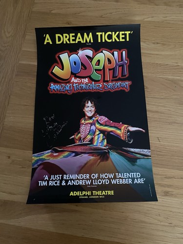 Signed joseph west end musical - joseph,