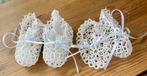 Pair hand crochet - pair,