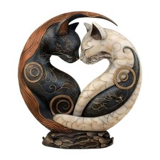 Cat Resin Sculpture Resin