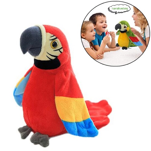 Talking plush parrot toy - plush,