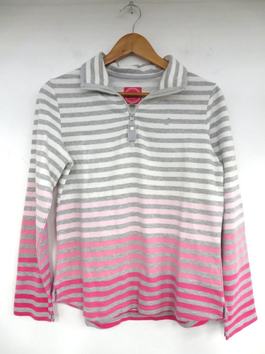 Joules grey pink stripe 4 - joules,