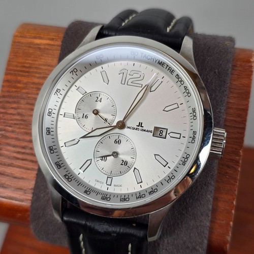 Jacques lemans swiss - jacques, silver