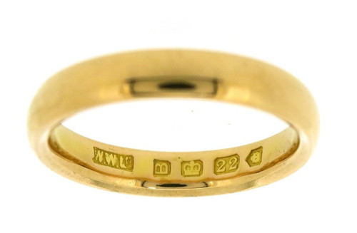Wedding ring size 22ct - 22ct, gold