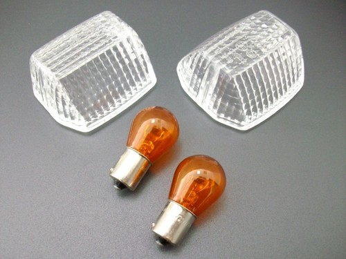 Set white indicator lenses - set,