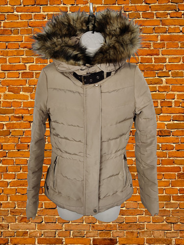 Zara camel puffer jacket - zara, coat