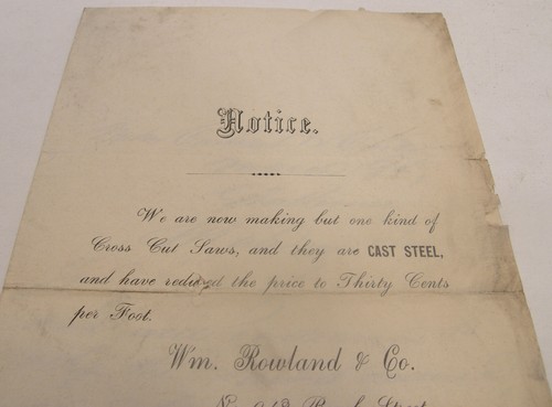 Antique 1858 business - business, notice