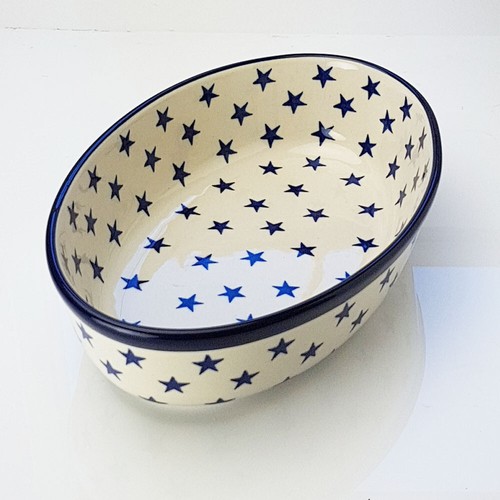 Polish pottery oval lasagne - polish,