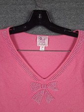 Pink Poodle Womens Sweater