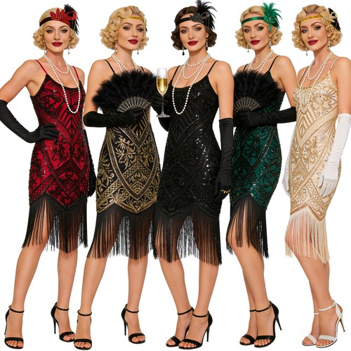 Womens glitter sequins fringed - sequins,