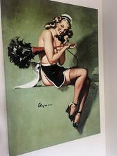 Huge Retro Pin-Up Girl Canvas