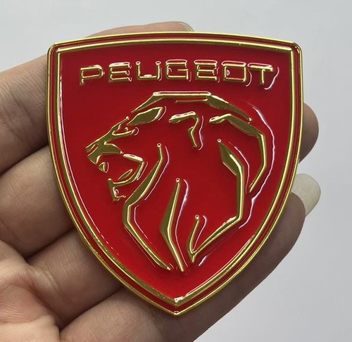 Custom lion head metal emblem - lion,