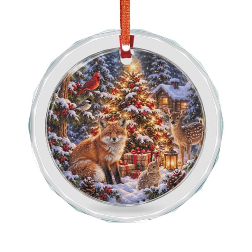 Woodland christmas ornament - christmas,