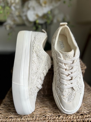 Zara women platform trainers - zara, women's