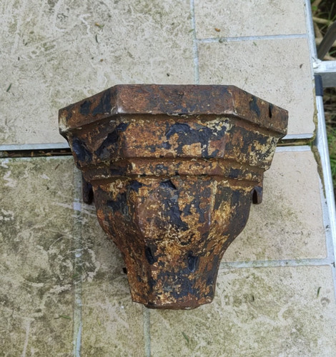 Cast iron rain water hopper - iron,