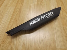 Genuine KSR moto TW125 swing arm cover in black with decals