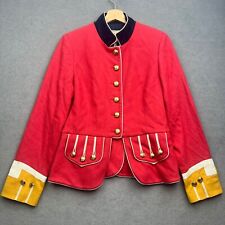 JOULES Jacket UK 12 Red BUCKINGHAM Military WW1 Officer Scarlet Doublet Highland