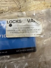 Van Slam Security Locks L4V T Series Fiat Doblo Vauxhall Combo