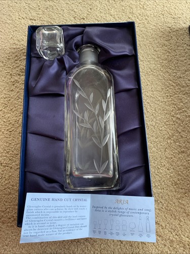 Glen eagles crystal decanter - eagles,