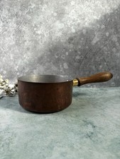 Vintage French Copper Saucepan