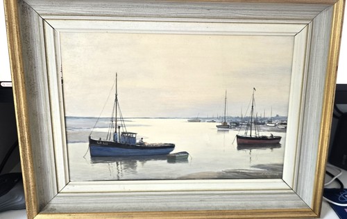 Hammond signed oil board - hammond, on