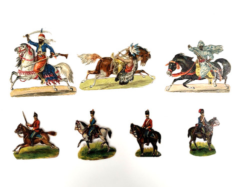 Victorian die cut scraps - victorian,