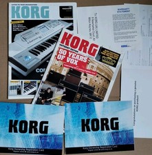 Korg Magazines Job Lot  Inc Kaoss Pad Microkorg Articles Warranty Cards