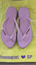 Havaianas Slim Glitter II Flip Flops Size 37-38