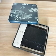 Fossil Mens Leather Wallet In