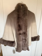 Park Lane Beige Fade Faux Fur