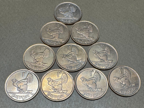 1942 irish penny - sold, as