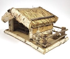 Vintage Nativity Scene 19in